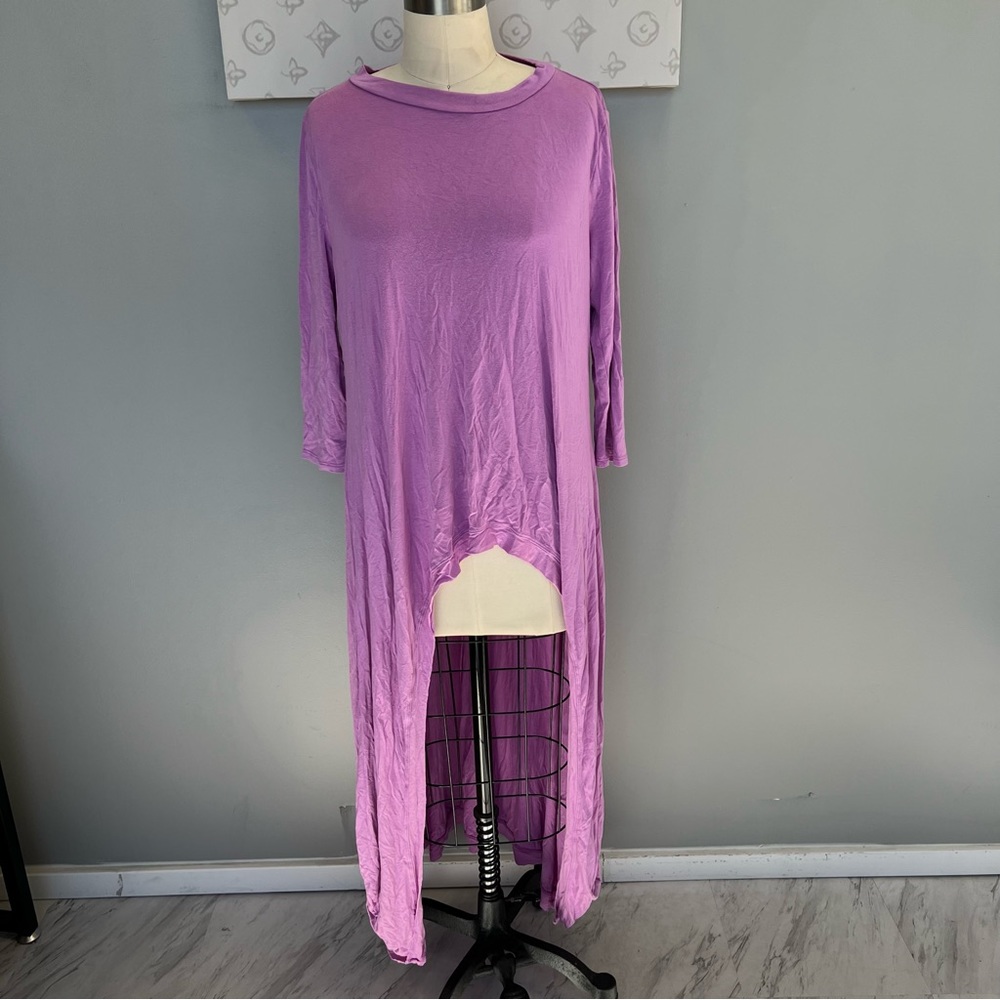 annabelle women’s purple long sleeve dress L XL m161-20